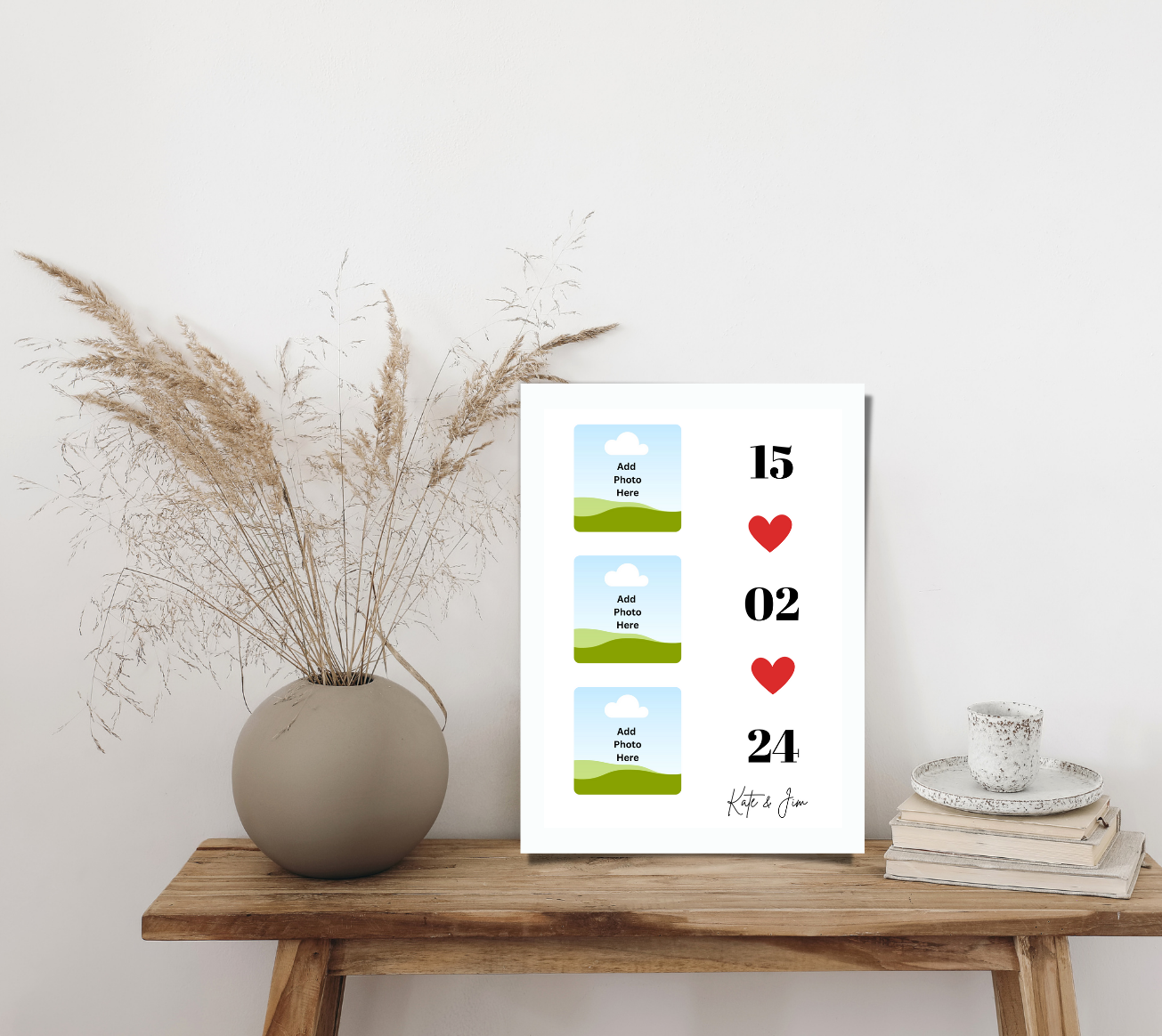 Valentine's Day & Anniversary Personalised Frames (4 Designs)
